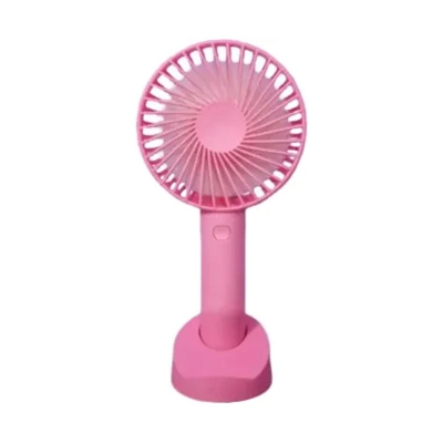 Picture of Mini Handheld Fan Rechargeable USB Charging 3 Speed Control Fan With Mobile Holder Bracket-Multicolor
