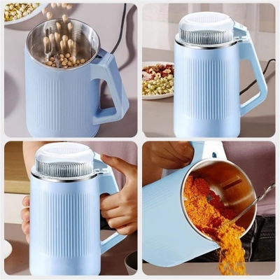 Picture of Compact & Powerful Electric Spice Grinder Light blue