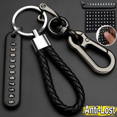 Picture of Portable Anti-Lost Key Chain for Motorcycle Red