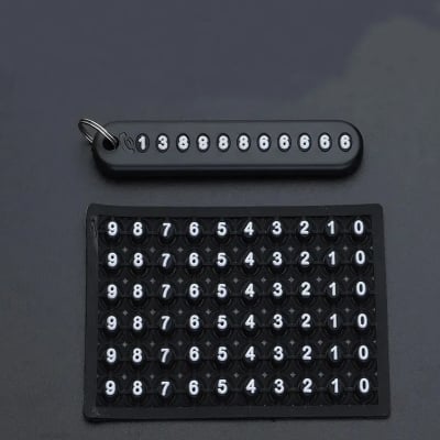 Picture of Portable Anti-Lost Key Ring for Bikes Black