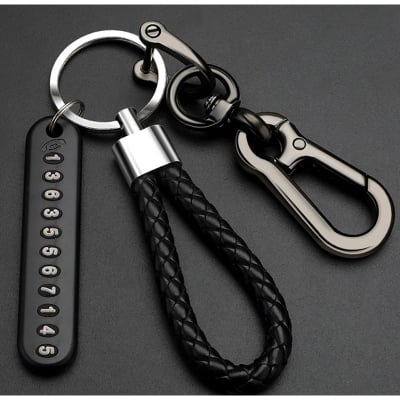Picture of Classic Design Key Ring Black Black