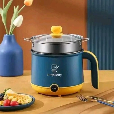 Picture of High-Quality Electric Rice Cooker and Steamer Blue