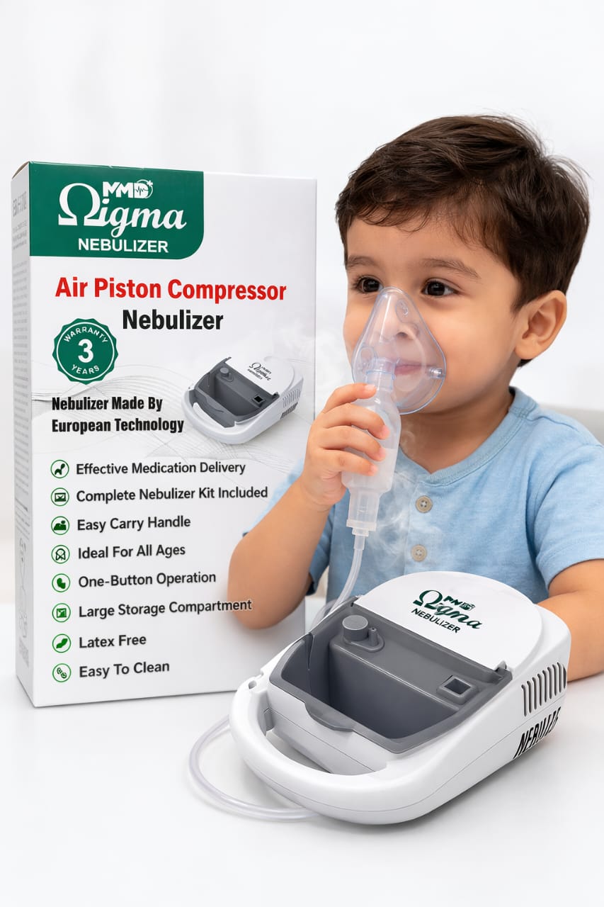 Picture of MMD Cigma Air Piston Compressor Nebulizer Pro – Professional Respiratory Therapy System for Children & Adults | European Technology | 3-Year Warranty