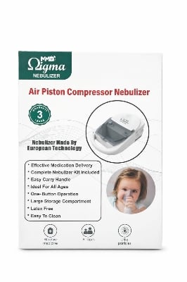Picture of MMD Cigma Air Piston Compressor Nebulizer Pro – Professional Respiratory Therapy System for Children & Adults | European Technology | 3-Year Warranty