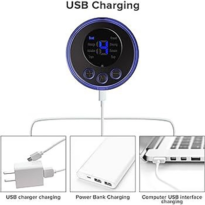 Picture of Electric Pulse Massager for Body Relaxation Black
