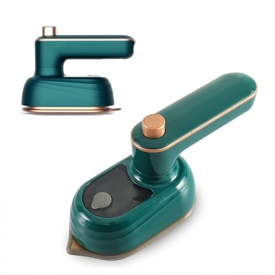 Picture of Handheld Mini Steam Iron for Clothes Green