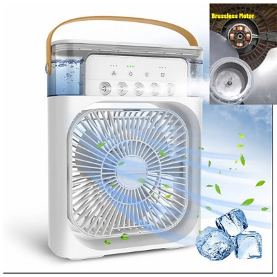 Picture of Rechargeable Air Cooler Fan with Humidifier Green
