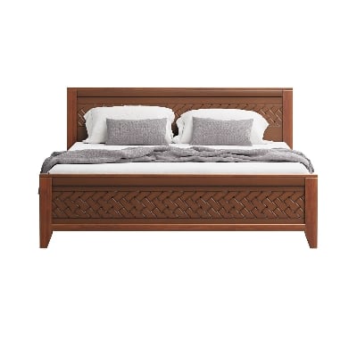 Buy Olivia Wooden King Bed Online