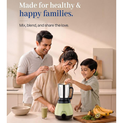 Picture of Panasonic 750W Mixer Grinder 3 SS Jars (MX-GN5003) Green
