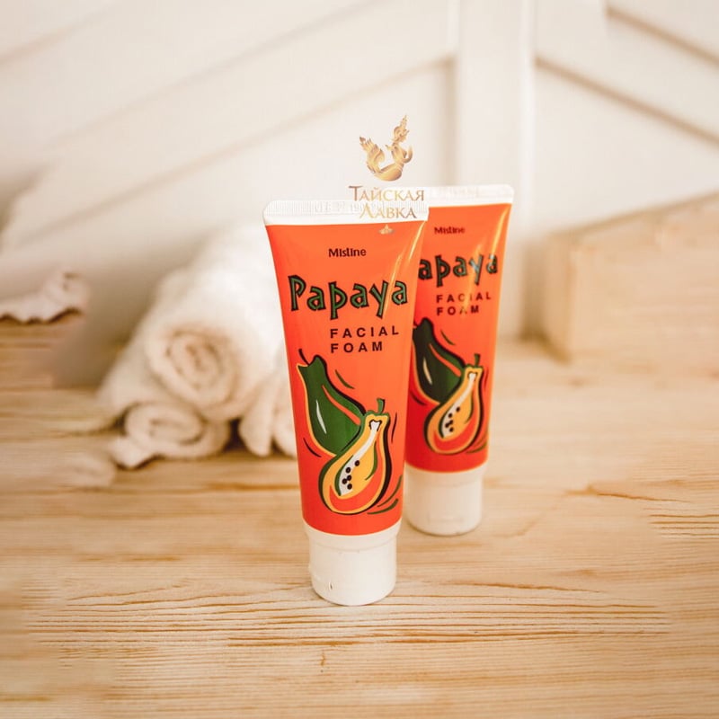 Picture of Mistine Papaya Facial Foam Face Wash 100g-Orange