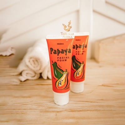 Picture of Mistine Papaya Facial Foam Face Wash 100g-Orange