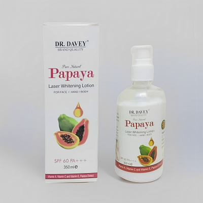 Picture of Davey Papaya Lotion 350 ml_ Winter Lotion-Antique White