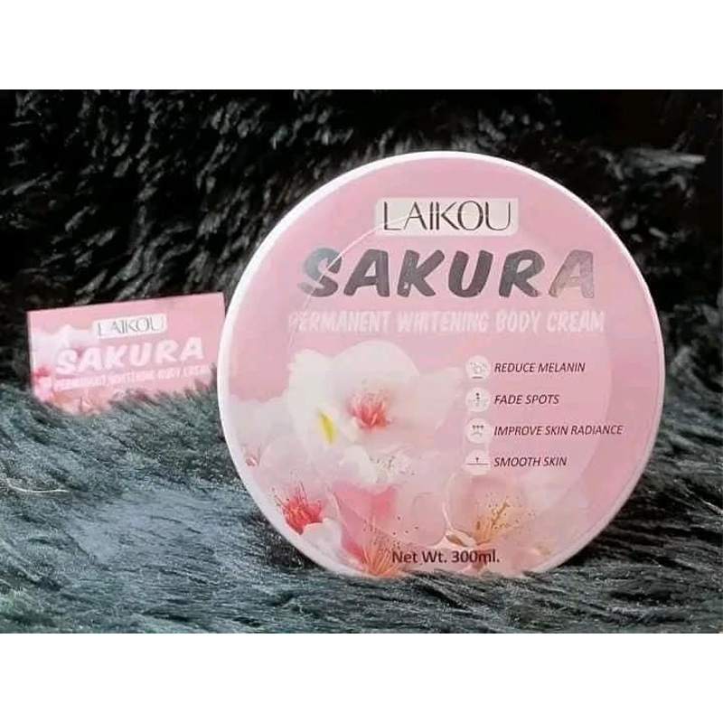 Picture of Sakura Permanent Body Cream 300ml-Pink