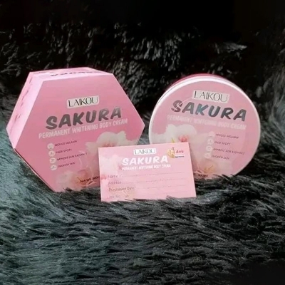 Picture of Sakura Permanent Body Cream 300ml-Pink