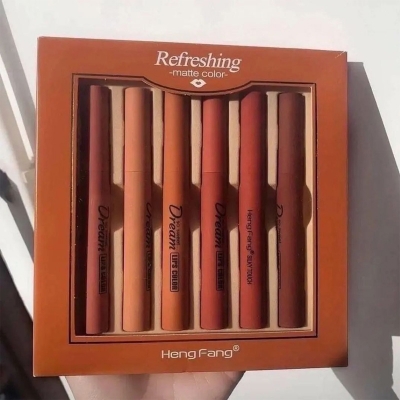 Picture of Heng Fang Refreshing Matte Velvet Lipsticks Set of 6pcs