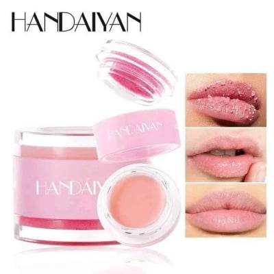 Picture of Handaiyan 2 in 1 Lip Care,Lip Scrub + Lip Balm Double Care-Pink