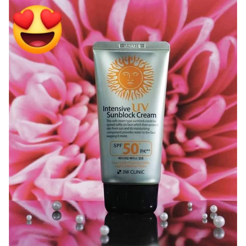 Picture of 3w Clinic Intensive Uv Sun Block Cream SPF 50 PA + + +.......70 ml