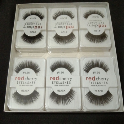 Picture of Red Cherry Single Pair False Eyelashes  5 Pairs-Black