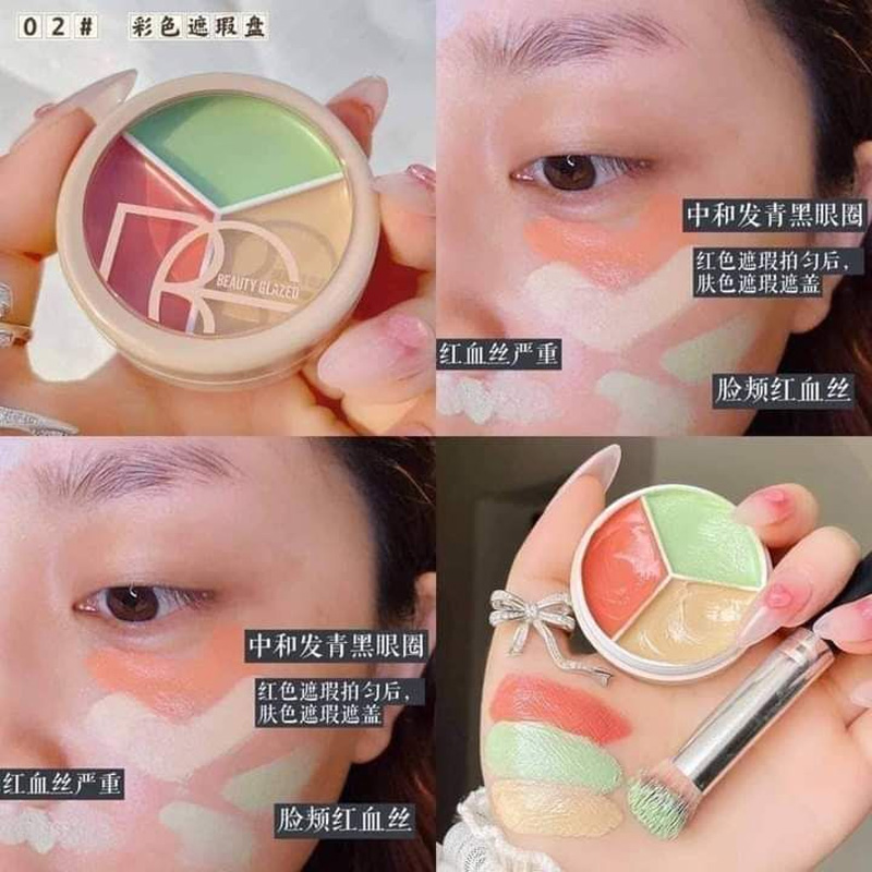 Picture of Full Coverage Concealer Water - proof Long lasting lightweight Concealer Palette - 402
