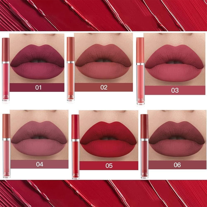 Picture of Handiyan Liquid Lipstick 6 Pcs Set | Shade (Set- A)
