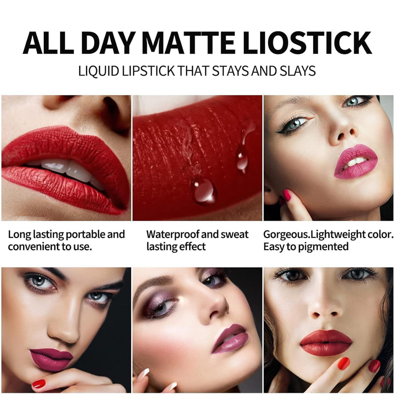 Picture of Handiyan Liquid Lipstick 6 Pcs Set | Shade (Set- A)