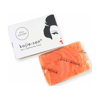 Picture of Kojie San Skin Brightening Soap - Original Kojic Soap that Reduces Dark Spots, Hyperpigmentation, & Scars with Coconut & Tea Tree Oil - 65g x 1 Bar