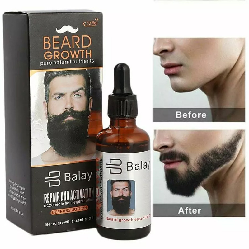 Picture of BALAY BEARD GROWTH ESSENTIAL OIL FOR MEN 50ML-Multicolor