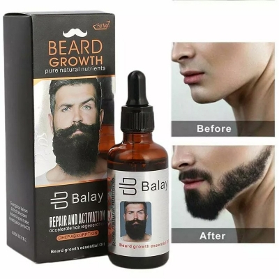 Picture of BALAY BEARD GROWTH ESSENTIAL OIL FOR MEN 50ML-Multicolor