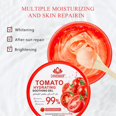 Picture of Facial Moisturizing Soothing gel Tomato Hydrating Mask Cream Anti-aging Sun Repair Skin Care || 300 ml