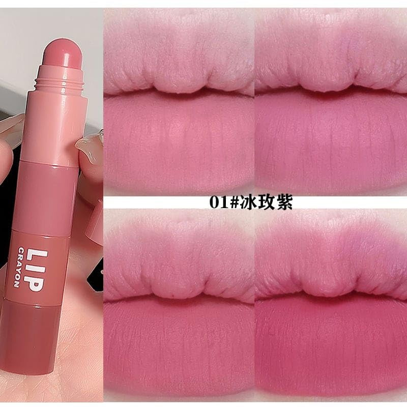 Picture of Cappuvini 4 In 1 Matte Velvet Crayon Lipstick Pen - Unleash Elegance with Long-Lasting Glamour - 4 mini lip colour in 1 stick