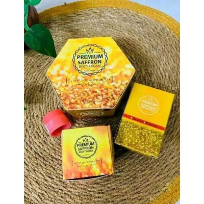 Picture of Premium Saffron Full Combo Set,Saffron Soap,Saffron Body Cream, Saffron Night Cream, Laneige Lip Mask 3gm
