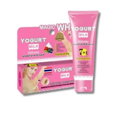 Picture of Aichun Beauty Magic White Yogurt Milk Underarm Whitening Cream – 80gm, Natural Skin Brightening and Moisturizing Cream for Dark Spots, Even Skin Tone, and Smooth Underarms