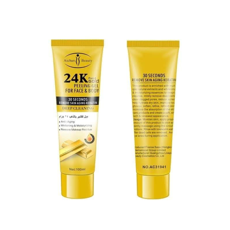Picture of 24 k Pure Gold Peeling Gel for Face & Body 100ml