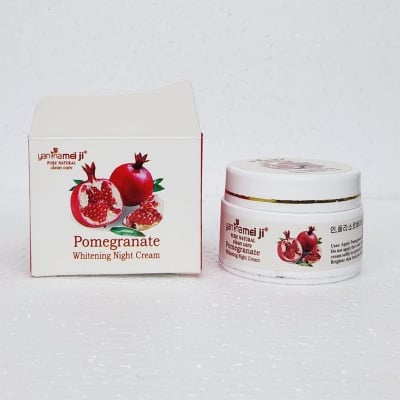 Picture of Yan Namei Ji Pomegranate Whitening Night Cream - 35g | Brightening & Moisturizing | Dark Spot Removal | Anti-Aging Face Cream for Glowing Skin