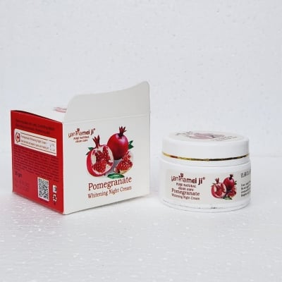 Picture of Yan Namei Ji Pomegranate Whitening Night Cream - 35g | Brightening & Moisturizing | Dark Spot Removal | Anti-Aging Face Cream for Glowing Skin