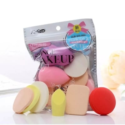 Picture of Keli Beauty Blender Powder Makeup Puff (Set of 6) – Soft & Flawless Application