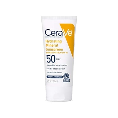 Picture of CeraVe Hydrating Mineral Face Sunscreen Broad Spectrum SPF 50 (75g)