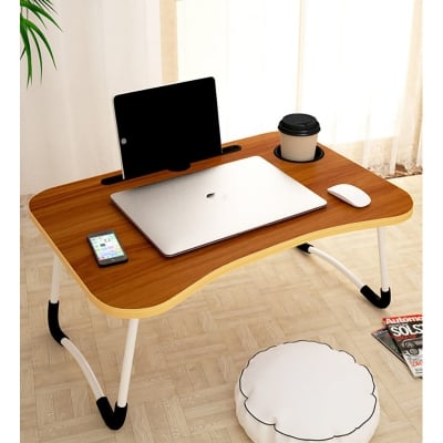 Picture of Computer Laptop Desk Small Foldable Multi-Function Bed Desk Simple Dormitory Lazy Table Bed with Laptop Table  