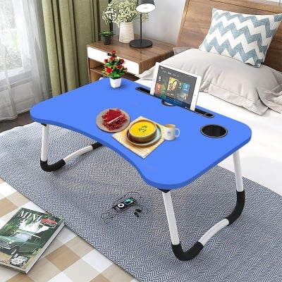 Picture of Foldable Laptop Table (Blue)