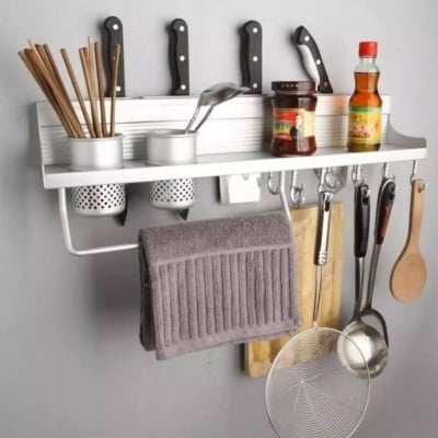 Picture of Aluminium Kitchen Rack (Silver)