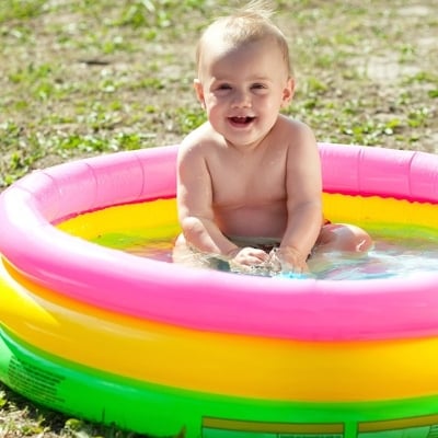 Picture of Baby Bath Tub, Baby Swimming Pool (27X12inch) - Multicolor (Multicolor)