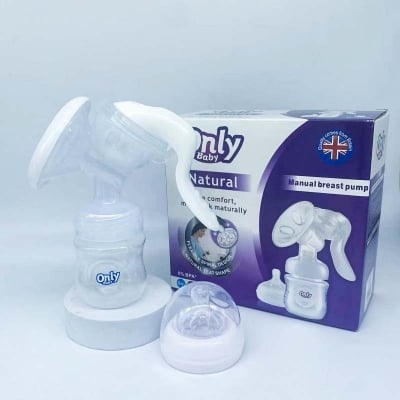 Picture of Only Baby Portable Manual Breast feeding Pumpwith Silicone Pad (Multicolor)