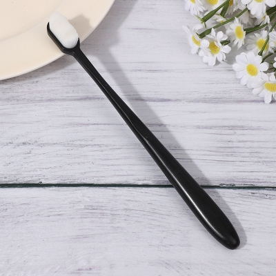 Picture of Super Soft Microfiber Tooth Brush Nano Technology Ultra soft Baby Toothbrush - 1Pcs (Black)
