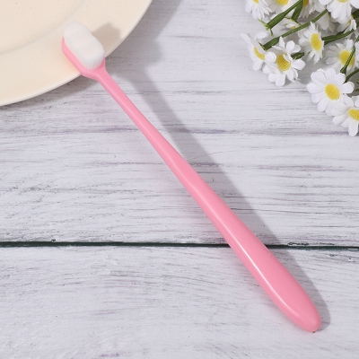 Picture of Super Soft Microfiber Tooth Brush Nano Technology Ultra soft Baby Toothbrush - 1Pcs (Pink)