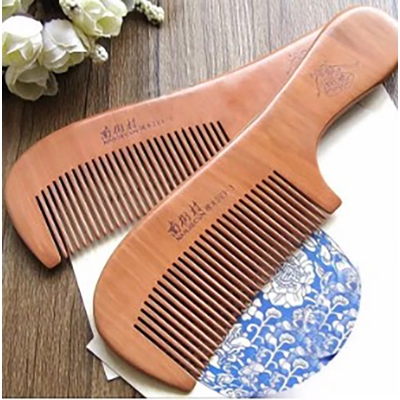 Picture of Natural Wooden Detangling Comb For Handle Shape [China Product] (Multicolor)