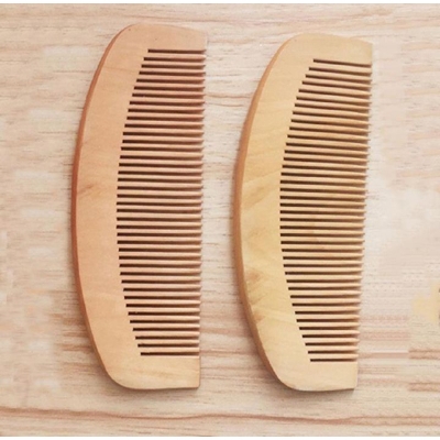 Picture of (Moon Shape) Royal Trikeel Wooden Hair Brush/Comb/Chiruni [ China Product] (Multicolor)