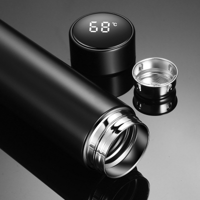Picture of Smart Vacuum Flask with LED Temperature Display – Stainless Steel, Insulated Hot & Cold Water Bottle (Multicolor)