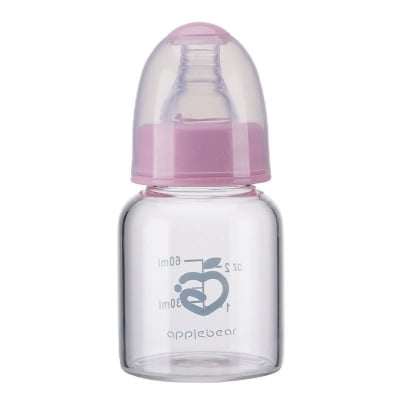 Picture of Apple Bear Premium PP Feeding Bottle – Safe & Comfortable Feeding-60ml (Multicolor)