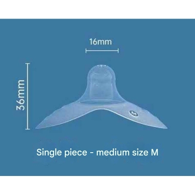 Picture of Ultra-Soft Silicone Nipple Shield for Nursing Mothers-2Pcs (With Case) (M-Size-2Pcs+Case.)