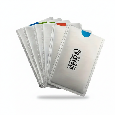 Picture of Advanced RFID Protection Sleeves Designed to Prevent Unauthorized Scanning and Data Theft-2Pcs (Multicolor)